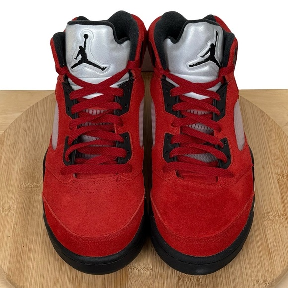 Nike Air Jordan 5 Retro “Raging Bull” Toro Bravo Red – Men’s Size 7.5 - Picture 5 of 12